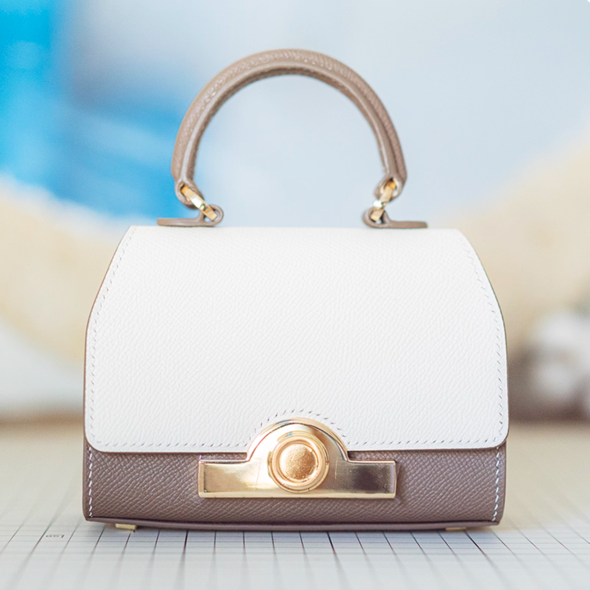 Leather Sewing Pattern: Rejane Inspired Bag (DIY PDF Pattern) DWIPDFZS181