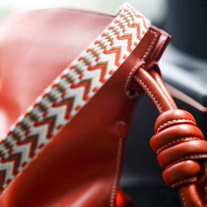 Leather Sewing Pattern: Drawstring Crossbody Bag (DIY PDF Pattern) DWIPDFZS188