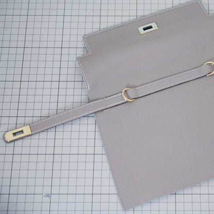 نمط حقيبة خياطة جلدية: حقيبة مستوحاة من ليندي (نمط PDF DIY) DWIPDFZS063