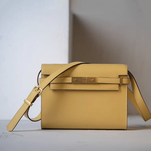 Leather Sewing Bag Pattern: Manhattan Messenger (DIY PDF Pattern) DWIPDFZS212