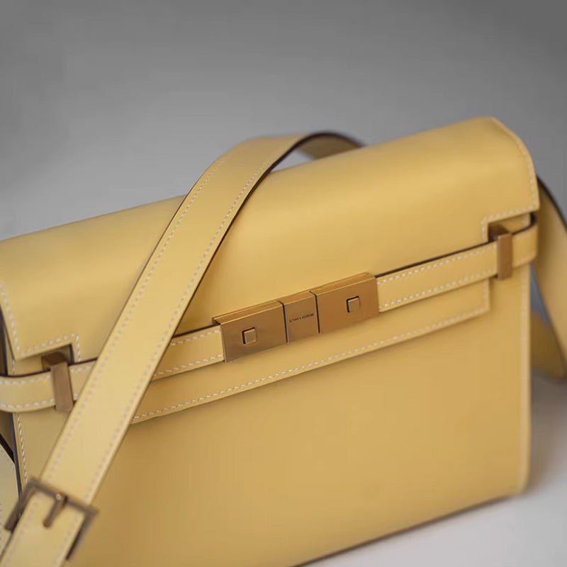 Leather Sewing Bag Pattern: Manhattan Messenger (DIY PDF Pattern) DWIPDFZS212