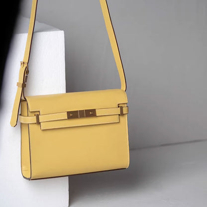 Leather Sewing Bag Pattern: Manhattan Messenger (DIY PDF Pattern) DWIPDFZS212