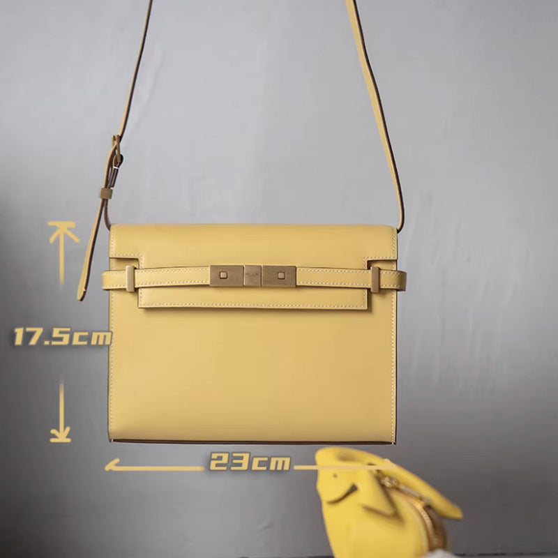 Leather Sewing Bag Pattern: Manhattan Messenger (DIY PDF Pattern) DWIPDFZS212