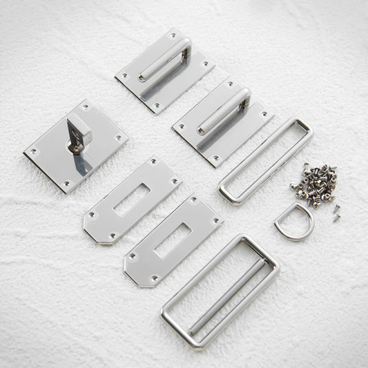 Stainless Steel Bag Hardware Set For Hacados Inspired Bag | DWIPDFZS213