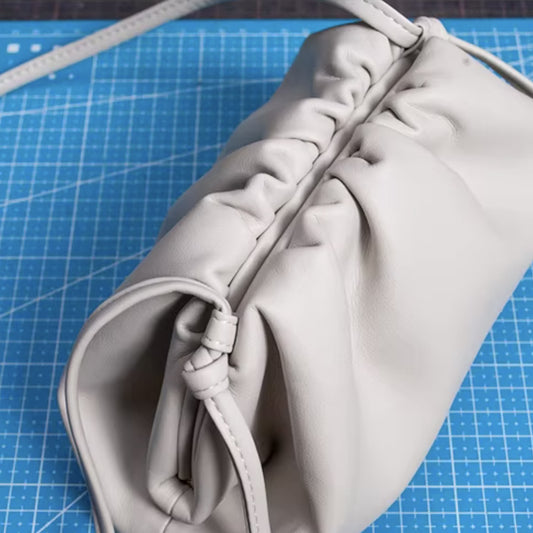Leather Sewing Bag Pattern: Mini Cloud Shaped Purse (DIY PDF Pattern) DWIPDFZS126