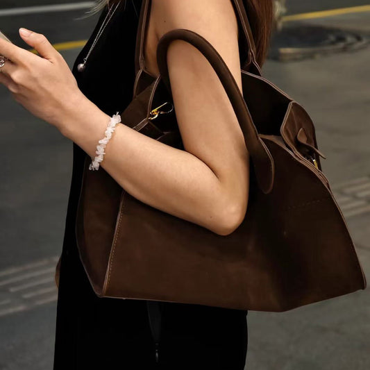 Leather Sewing Bag Pattern: Leather The Row-Inspired Tote  (DIY PDF Pattern) DWIPDFZS244