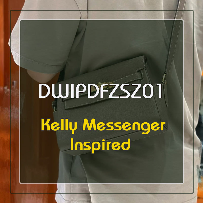 Leather Sewing Pattern: K Messenger Inspired Bag (DIY PDF Pattern) DWIPDFZSZ01