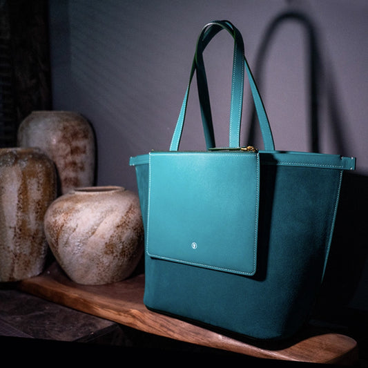 Leather Sewing Pattern: Tote Bag (DIY PDF Pattern) DWIPDFZSZ12