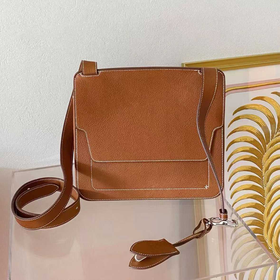 نمط حقيبة خياطة جلدية: حقيبة مستوحاة من Selle (نمط PDF DIY) DWIPDFZSZ18