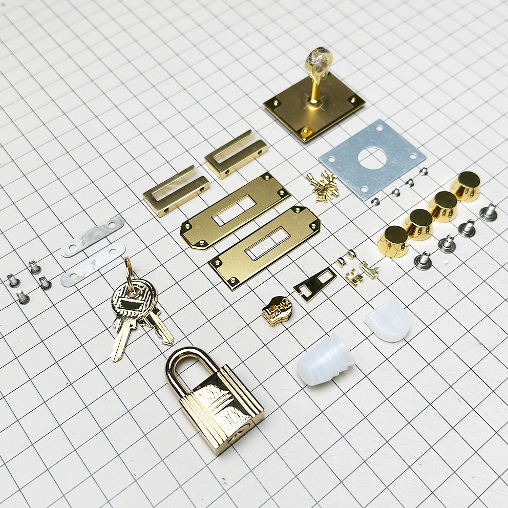 Stainless Steel Bag Hardware Set For Bir-Kin Inspired Bag | DWIPDFZS131