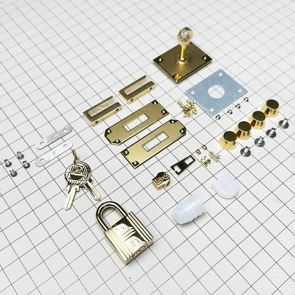 Stainless Steel Bag Hardware Set For Bir-Kin Inspired Bag | DWIPDFZS131