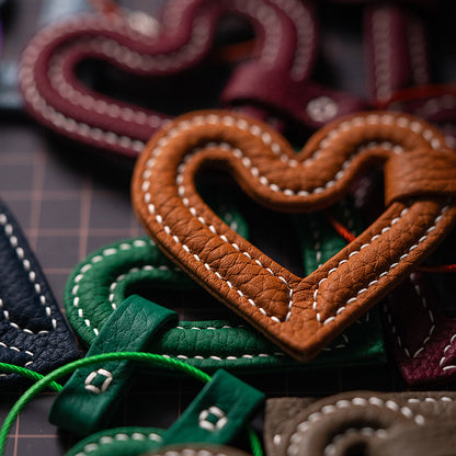 Bespoke Heart Shaped Bag Charm