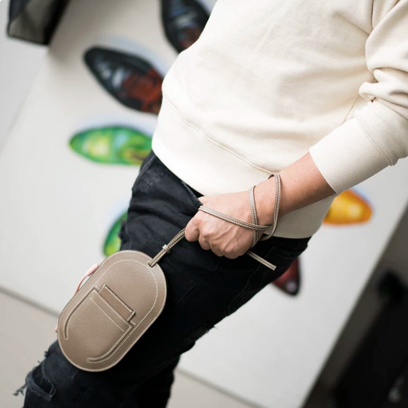 Leather Sewing Bag Pattern: Phone Case Bag  (DIY PDF Pattern) DWIPDFZS121
