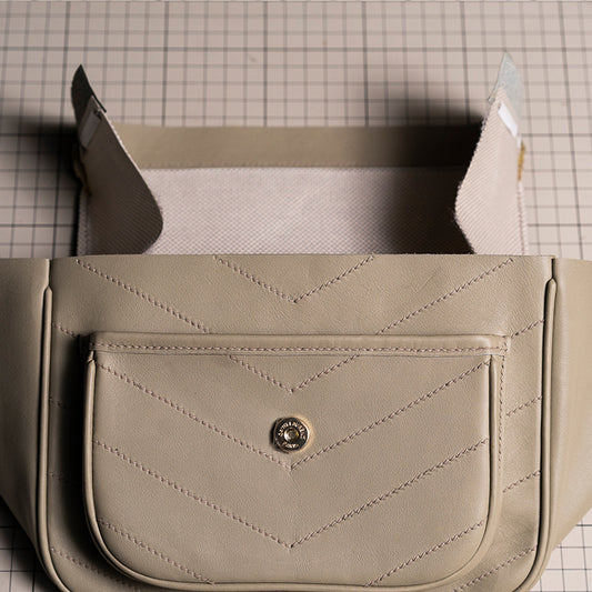 Leather Sewing Bag Pattern: Lady Shoulder Bag  (DIY PDF Pattern) DWIPDFZS140