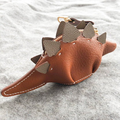 Leather Sewing Bag Pattern: Dinosaur Shaped Bag  (DIY PDF Pattern) DWIPDFZS254