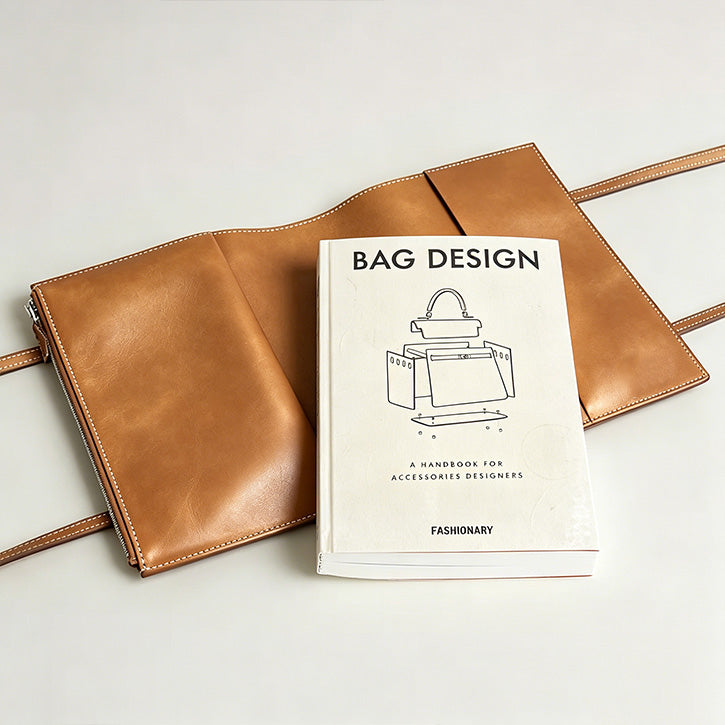 Leather Sewing Bag Pattern: Book Holder Bag  (DIY PDF Pattern) DWIPDFZS258