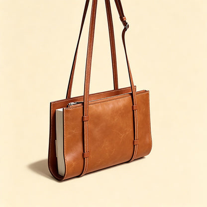 Leather Sewing Bag Pattern: Book Holder Bag  (DIY PDF Pattern) DWIPDFZS258