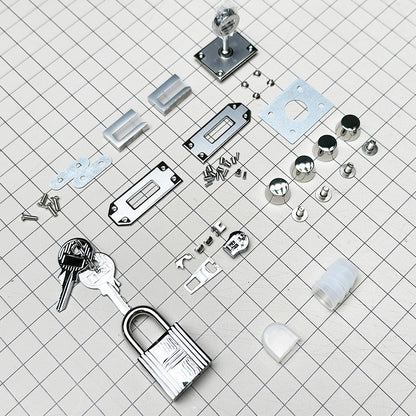 Stainless Steel Bag Hardware Set For Bir-Kin Inspired Bag | DWIPDFZS131