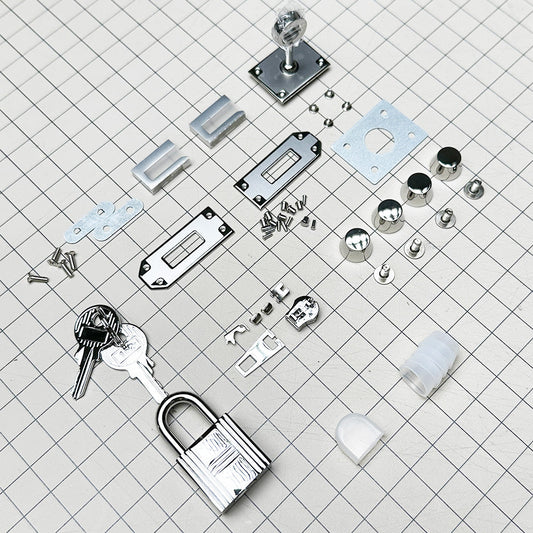 Stainless Steel Bag Hardware Set For Bir-Kin Inspired Bag | DWIPDFZS131