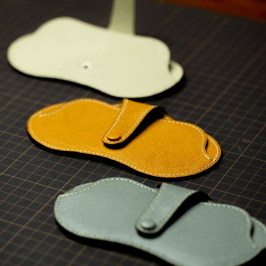 Leather Sewing Small Accessories: Sun Glasses Case (DIY PDF Pattern) DWIPDFZS090